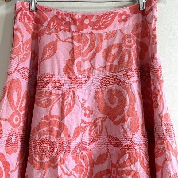 Burning Torch floral flare midi skirt 6 - Picture 5 of 9